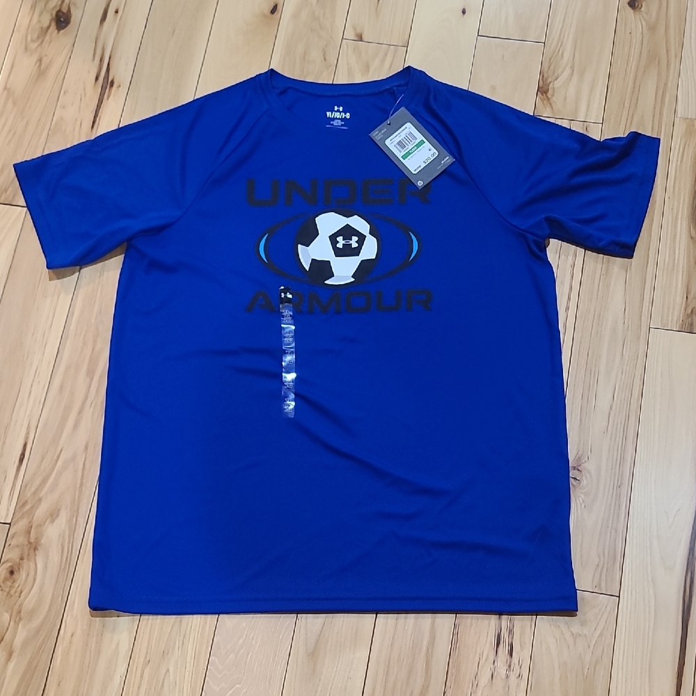 Under Armour Kids Royal Blue Logo Tee
